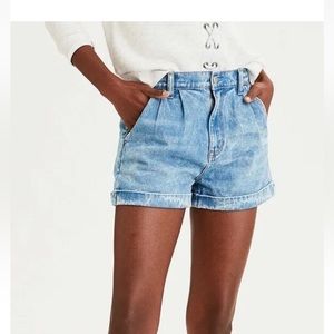 American Eagle AE Mom Short Classic Blue